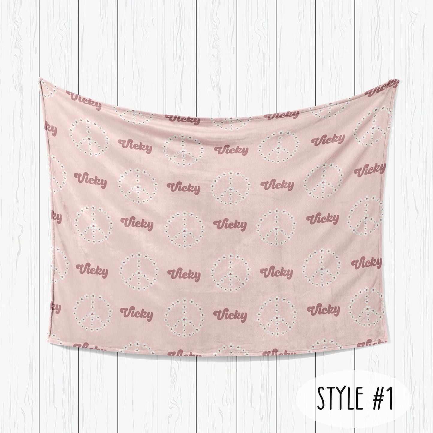 MaMa Girl Design Personalize blanket, Minky or Sherpa custom blanket