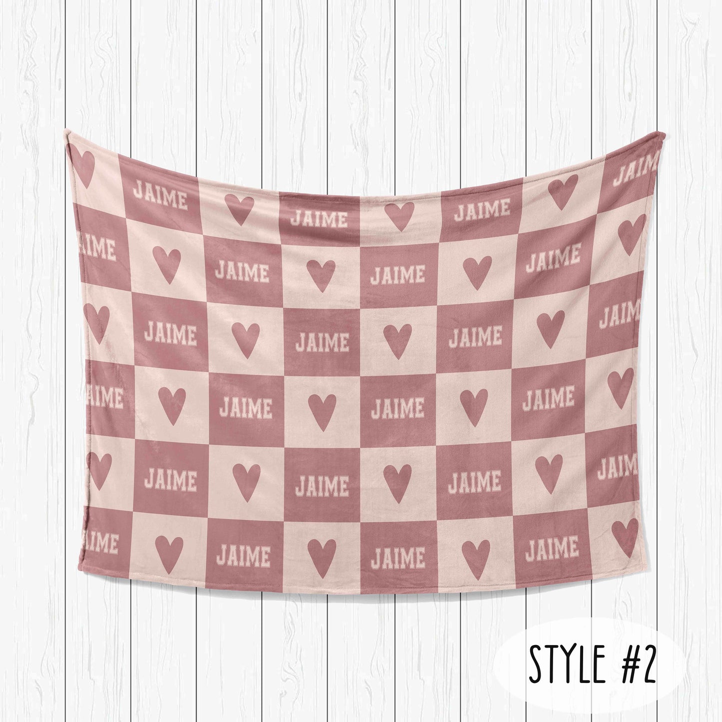 MaMa Girl Design Personalize blanket, Minky or Sherpa custom blanket