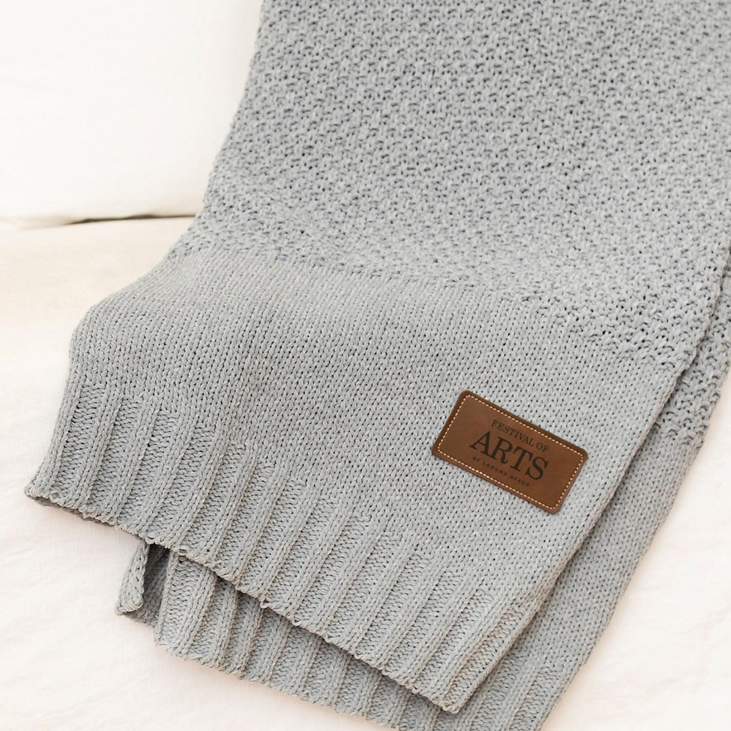 Double Fleece Cable Knit Throw Blanket, Christmas Hostess Gift Monogrammed Blanket