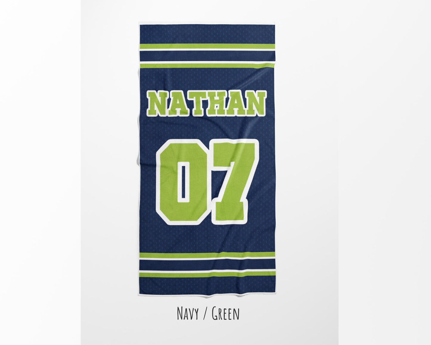 Custom Sports Team LOGO Beach Towel Personalized