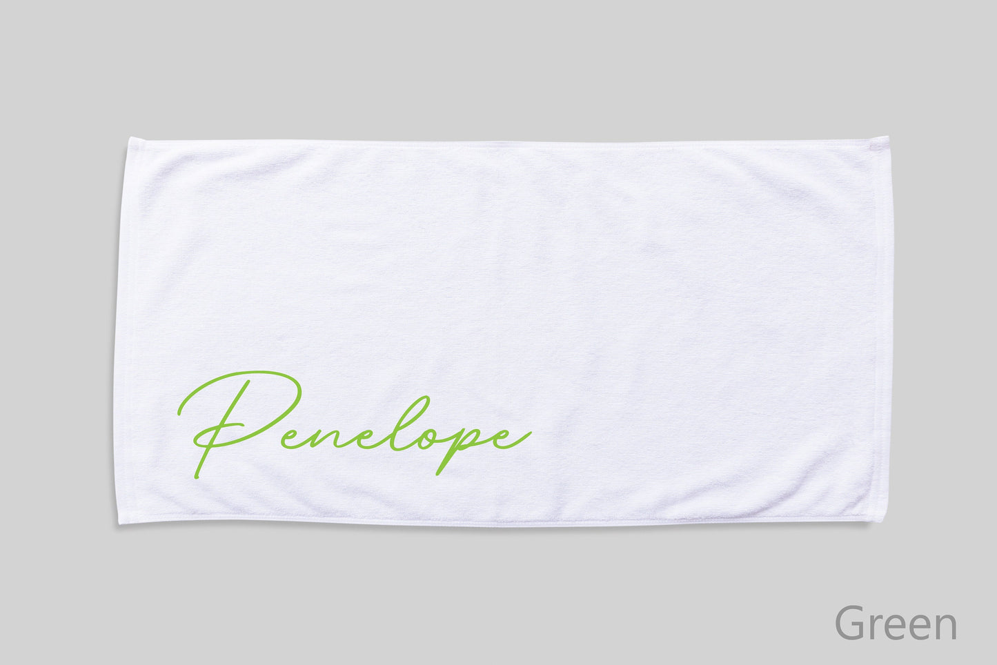 Scripty Signature Style Personalized Beach Towel Personalized Name Pool Towel Beach Towel With Name Outside Birthday Vacation Gift