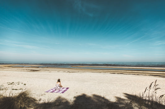 Custom Text Beach Towels That Feel Like a Hug
