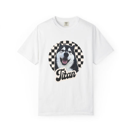 Titan Husky T-Shirt — Personalized Dog Photo Tee