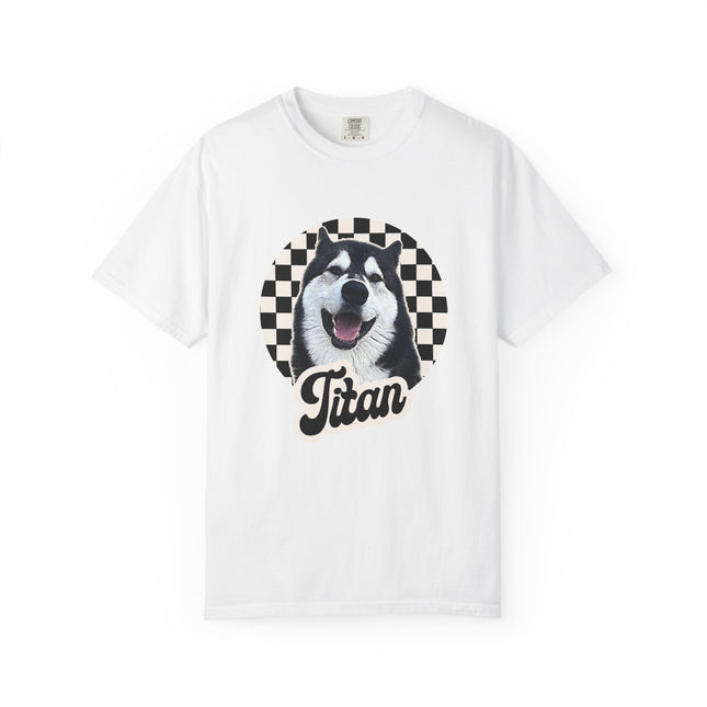 Titan Husky T-Shirt — Personalized Dog Photo Tee