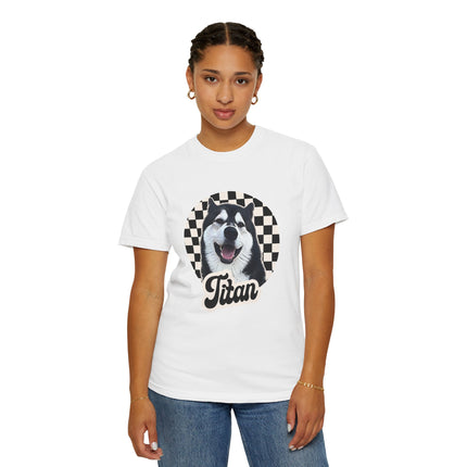Titan Husky T-Shirt — Personalized Dog Photo Tee