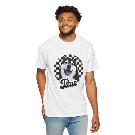 Titan Husky T-Shirt — Personalized Dog Photo Tee