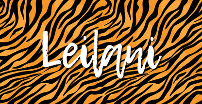 Leopard Print Style Personalized Beach Towel Personalized Name Bath Towel Custom Pool Towel Beach Towel With Name Outside Birthday Gift
