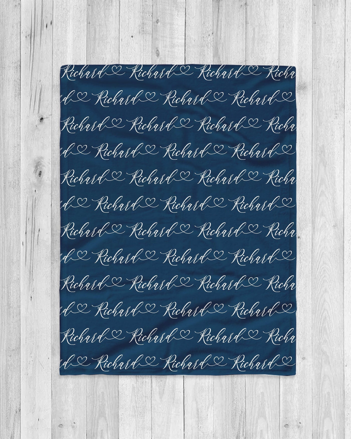 Script Style Couple Personalized blanket with Name, Custom blanket gift,  Valentine, Birthday Anniversary Gift - CustomCooper