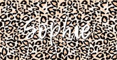 Animal Print Style Personalized Beach Towel Personalized Name Bath Towel Custom Pool Towel Beach Towel With Name Outside Birthday Gift - CustomCooper