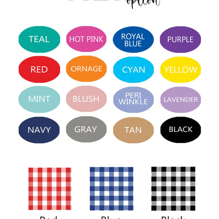 Personalized Water Repellent Picnic Blanket - Made in USA (59"x50")