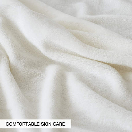White Plush Fleece Blanket: Sublimation Minky Blanket - 3 Sizes