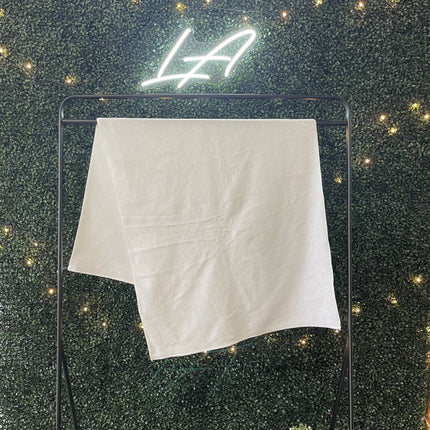 Sublimation Blank Beach Towel, 100% Cotton Front, Poly Back, 30x60 inch