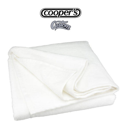 Sublimation Blank Beach Towel, 100% Cotton Front, Poly Back, 30x60 inch