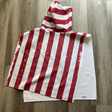 US Flag Kid’s Hooded Beach Poncho