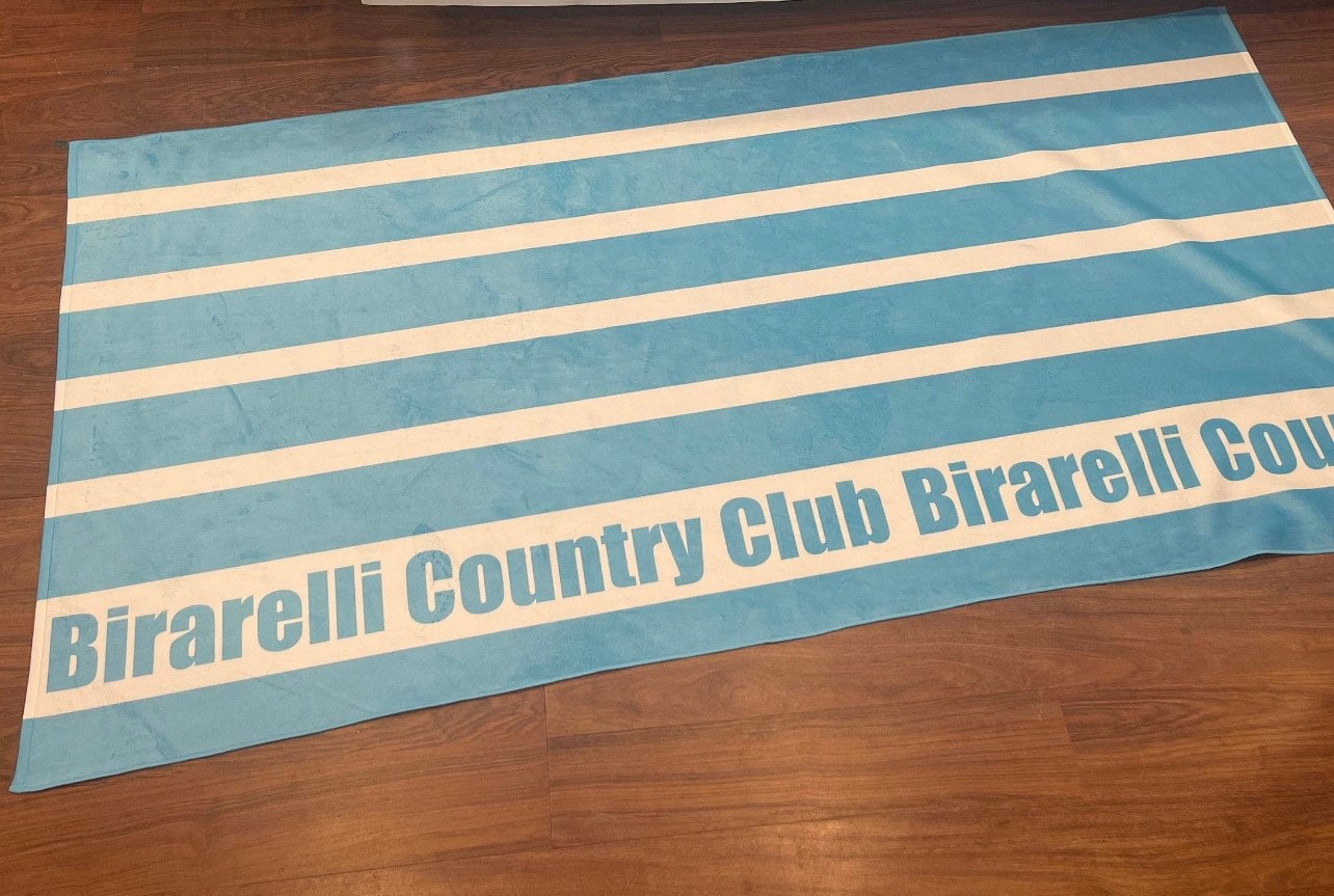 Classic Stripe Personalized Beach Towel Personalized Name Bath Towel Custom Pool Towel Beach Towel With Name Outside Birthday Vacation Gift