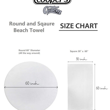 Round Ice Cram Design Round Personalized Plush Velour Beach Towel