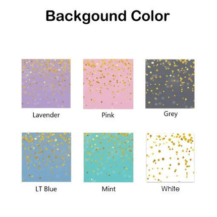 Gold Glitter Personalized Minky Blanket: Plush Fleece Name Blanket