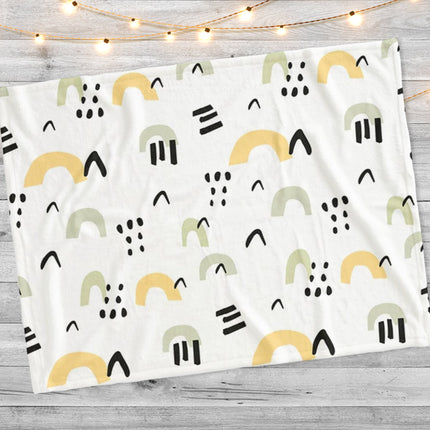 New hand-drawn design with childish pattern blanket