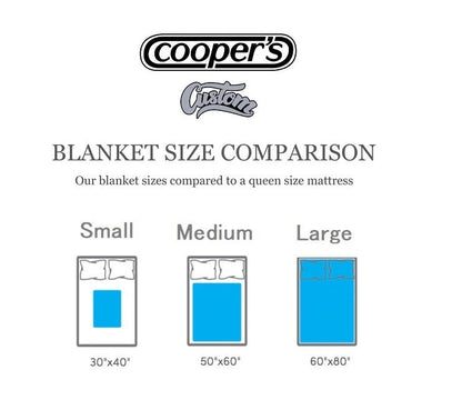 Personalized Flower Blanket: Vintage Style Minky or Sherpa