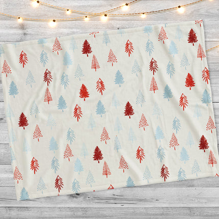 New forest design hand-drawn childish pattern blanket