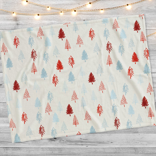 New forest design hand-drawn childish pattern blanket