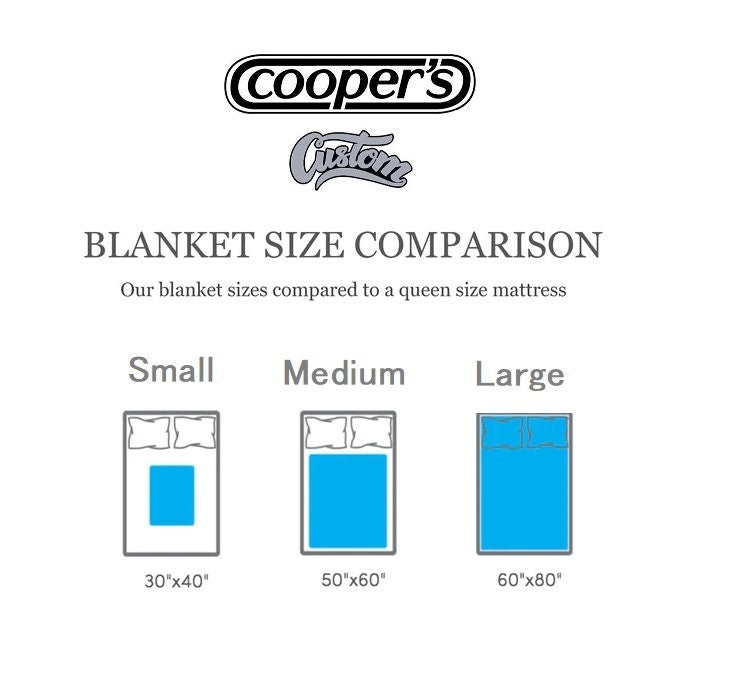 Bandana style Script Style pattern Sherpa blanket