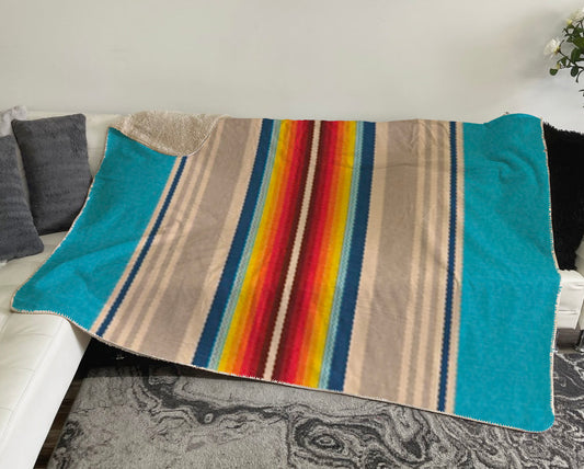 Retro Design Personalized Blanket: Minky or Sherpa Fleece