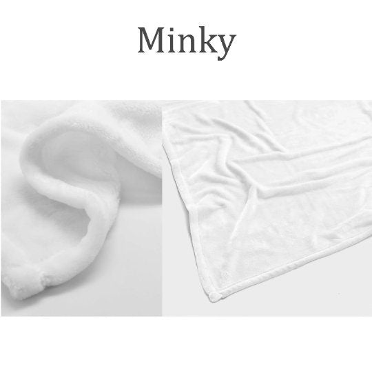 Personalized Smile Blanket: Plush Minky Fleece, Custom Name Gift