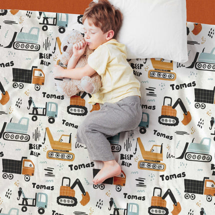 Personalized Kids Animal Blanket: Plush Minky or Sherpa