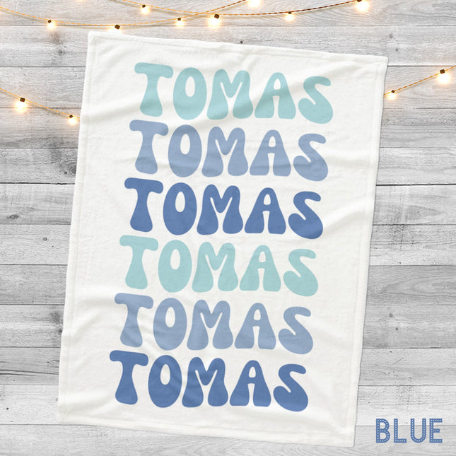 Personalized Name Blanket, Soft Minky or Sherpa Fleece, Custom Baby Gift