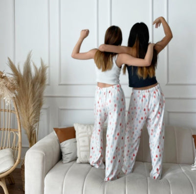 Personalized Holiday Design Pajama Pants, Custom Name pajamas - CustomCooper