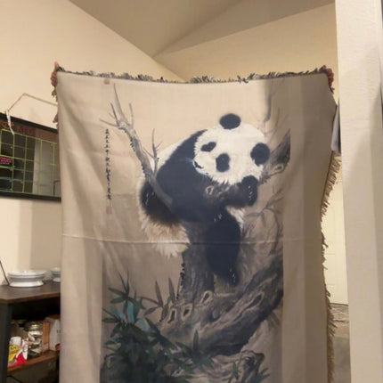 Custom Pet Tapestry wall art Woven Cotton Throw Blanket Using Pet Photo + Name Custom Dog Blanket Personalized