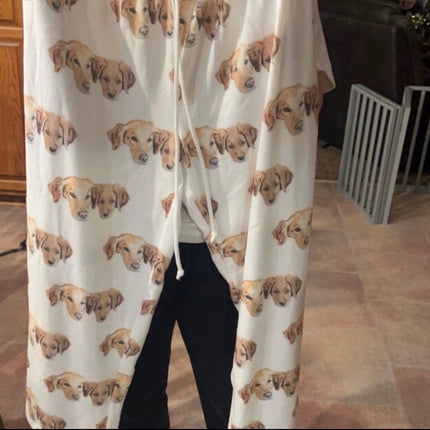 VALENTINE Custom Person's Face Pajama Pants: Personalized Photo Gift