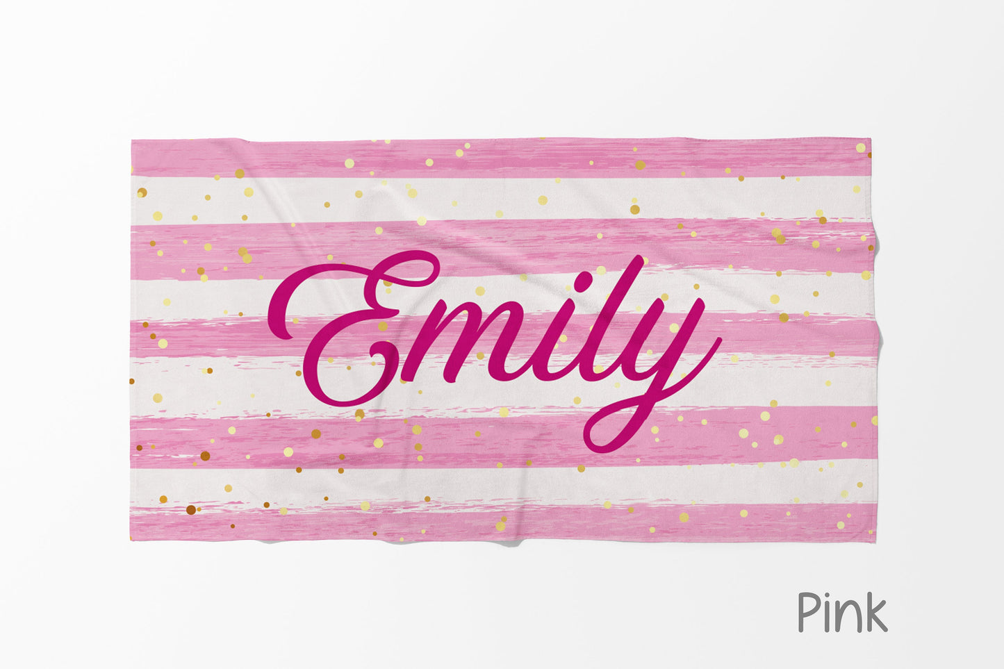 NEW Scripty Style Personalized Beach Towel Personalized Name Bath Towel Custom Pool Towel Beach Towel Name Outside Birthday Vacation Gift