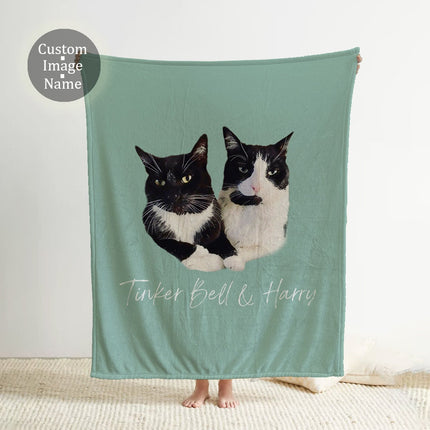 Custom Pet Blanket Using Pet Photo + Name Custom Dog Blanket Personalized Dog Blankets