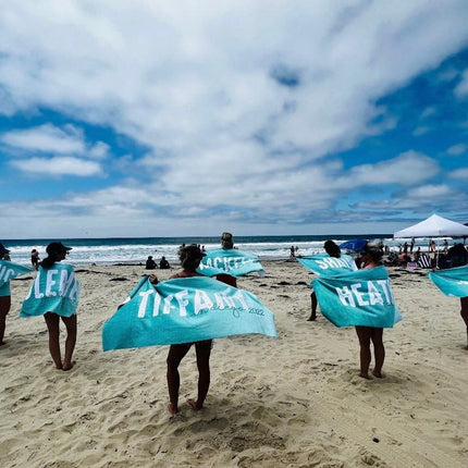 Solid Bold Font Style Personalized Beach Towel Personalized Name Bath Towel Custom Pool Towel Beach Towel With Name Outside Birthday Gift