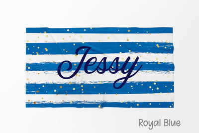 NEW Scripty Style Personalized Beach Towel Personalized Name Bath Towel Custom Pool Towel Beach Towel Name Outside Birthday Vacation Gift - CustomCooper