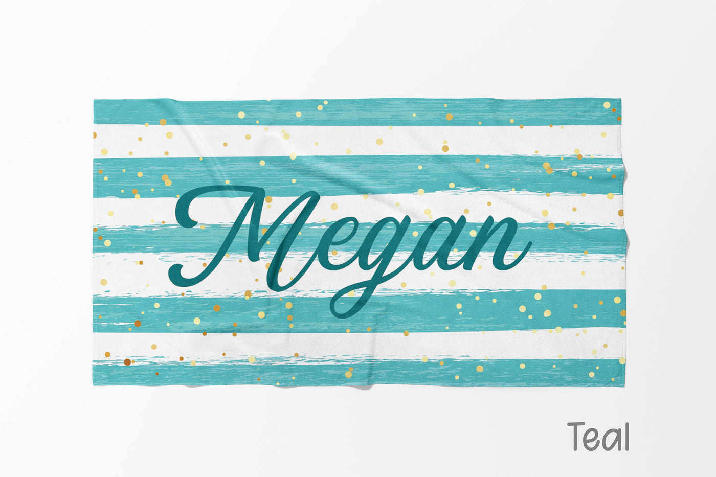 NEW Scripty Style Personalized Beach Towel Personalized Name Bath Towel Custom Pool Towel Beach Towel Name Outside Birthday Vacation Gift - CustomCooper