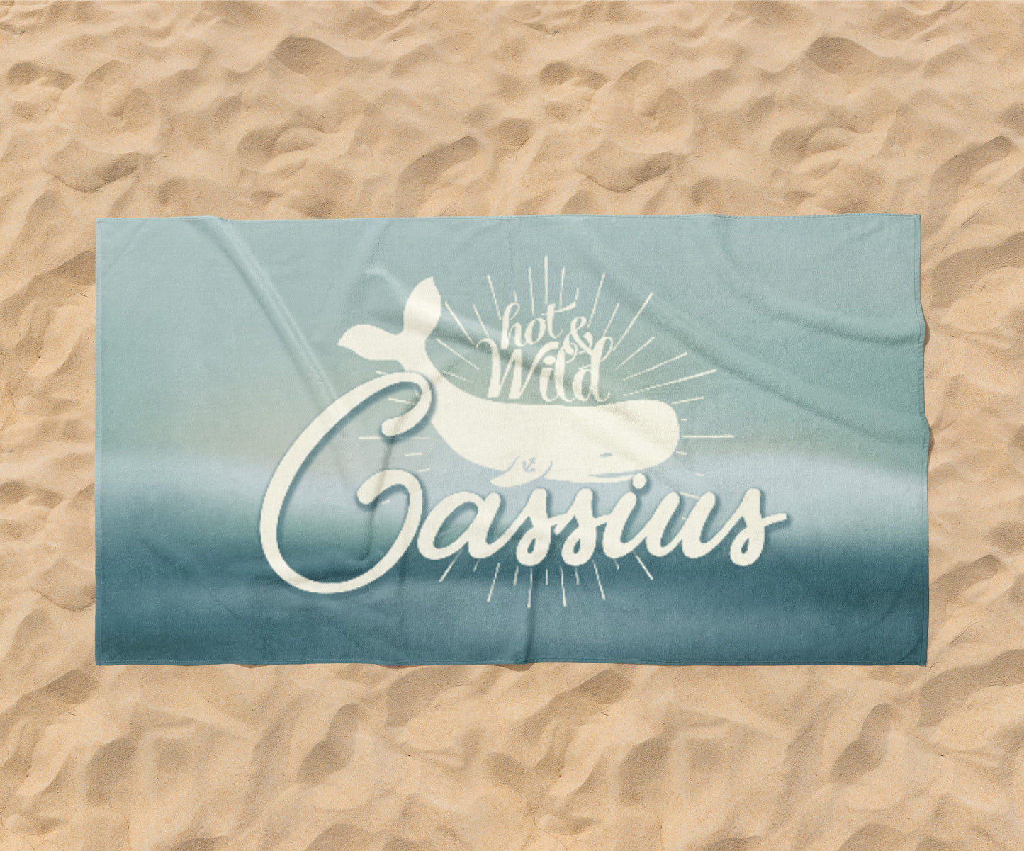 RETRO Style Personalized Beach Towel Personalized Name Bath Towel Custom Pool Towel Beach Towel With Name Outside Birthday Vacation Gift