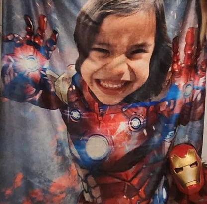 Personalized Superhero Blanket: Custom Kids Blanket