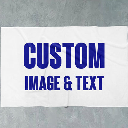 Customized Team Logo Towel: Personalized Cotton Gym Towel