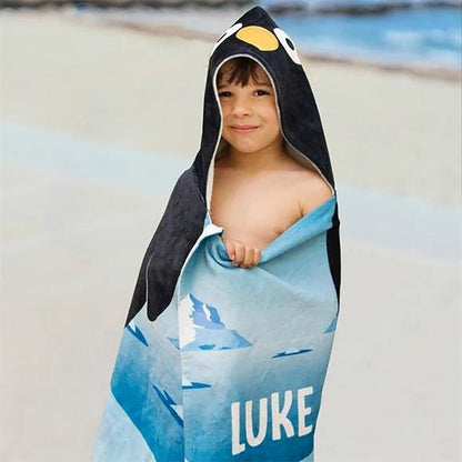 Hooded Towel For Kids, Personalized Hooded Towels for Toddlers, Beach Towel Hoodie, Hooded Beach Towels, Beach Towels for Babies and Toddler