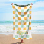 Blue/ Mint / Hand Towel: 15"x25"