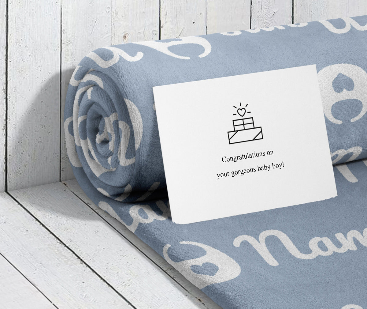 Personalized Baby Blanket: Plush Minky or Sherpa Fleece, Custom Name