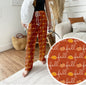 Boho Autumn, Fall Pumpkin  Pajama pants Using Pet Photo + Name Custom Dog Personalized Pajama Pants Photo Pants Dog Dad Dog Mom Gift