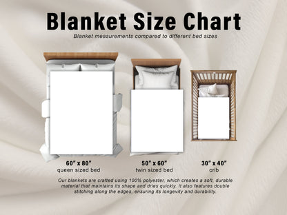 Retro Pumpkin Personalized Blanket: Groovy Autumn Minky or Sherpa