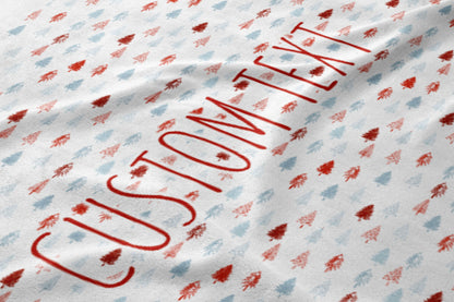 Personalized Christmas Theam Pajama Pants: Custom Name Holiday Loungewear
