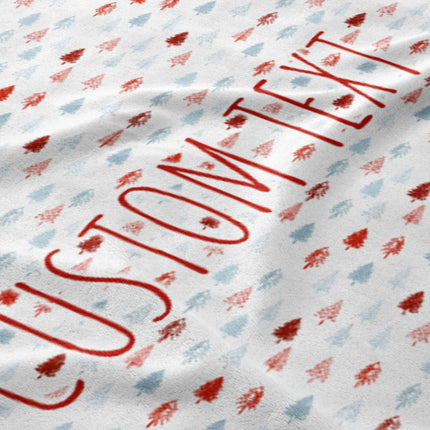 Personalized Christmas Tree Design Pajama Pants, Custom Name Family Pajamas