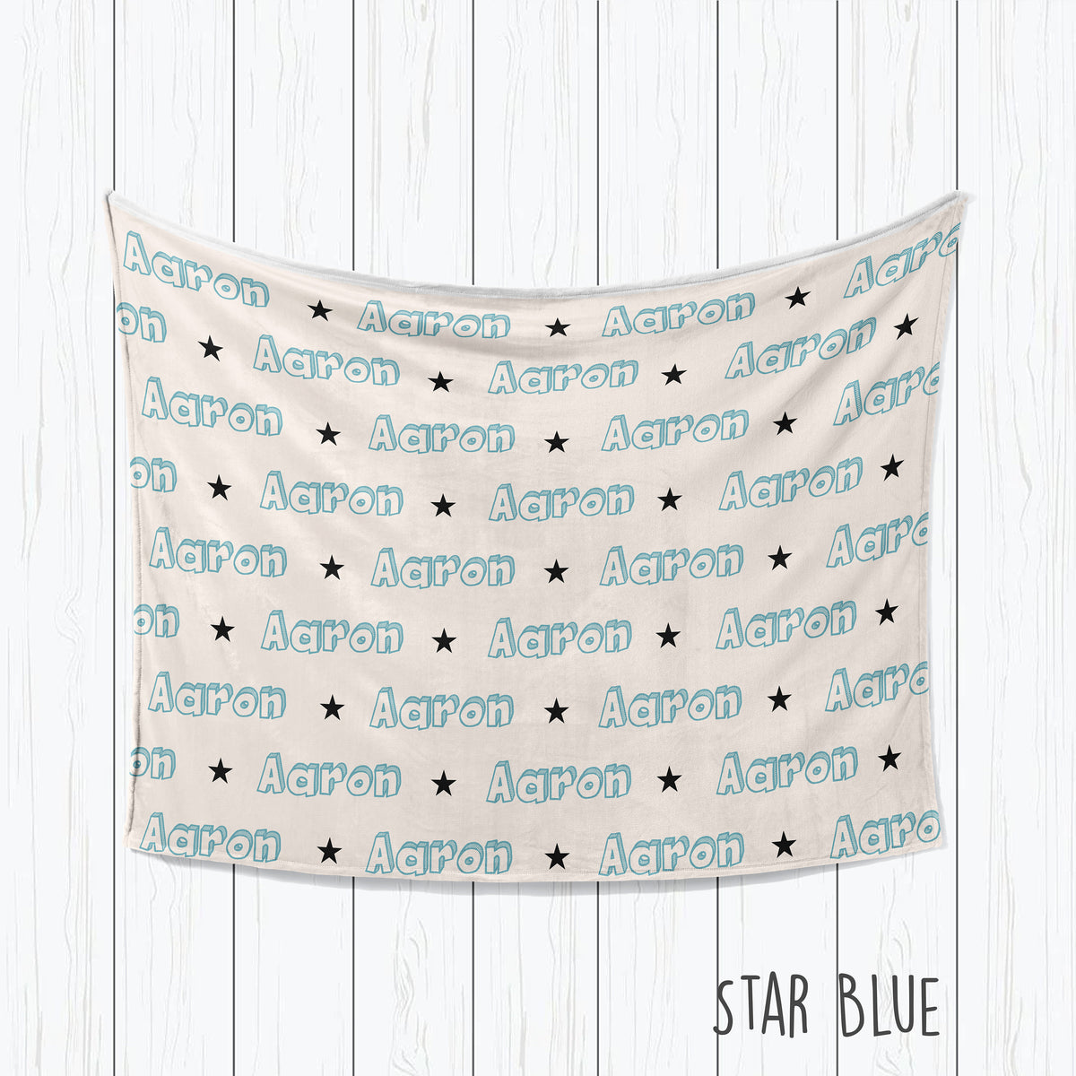 Personalized Kids Blanket: Plush Minky or Sherpa, Graffiti Name Design