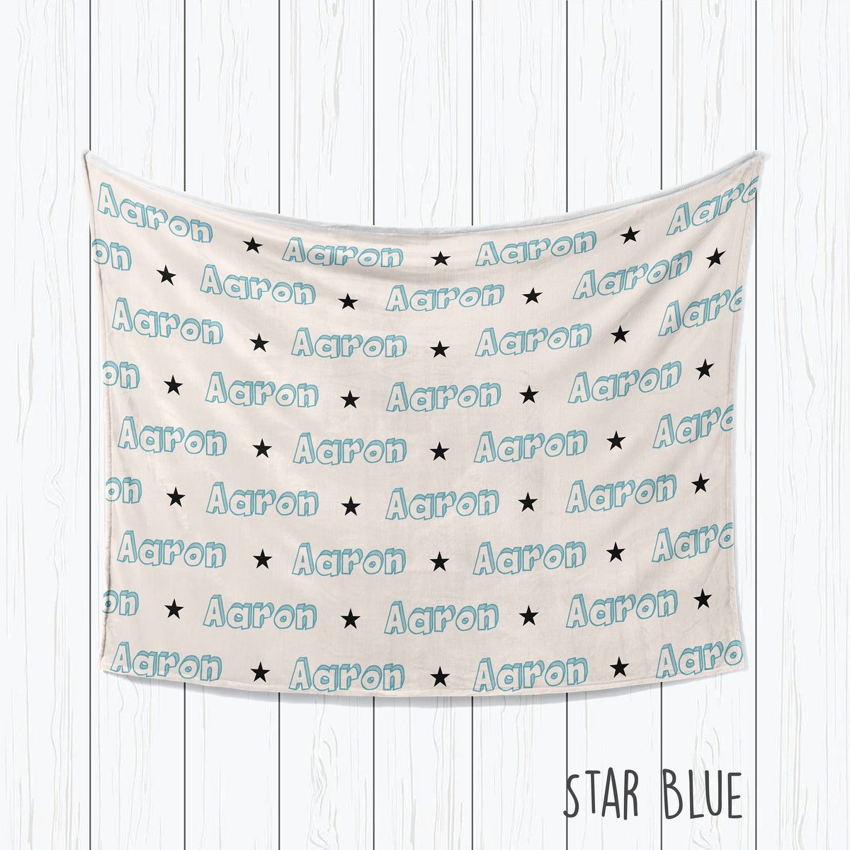 Personalized Kids Desigb Blanket, Lightning Design, Custom Name
